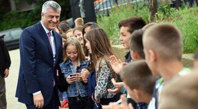 Thaçi: Çocuklara Yatırım Geleceğe Yatırımdır