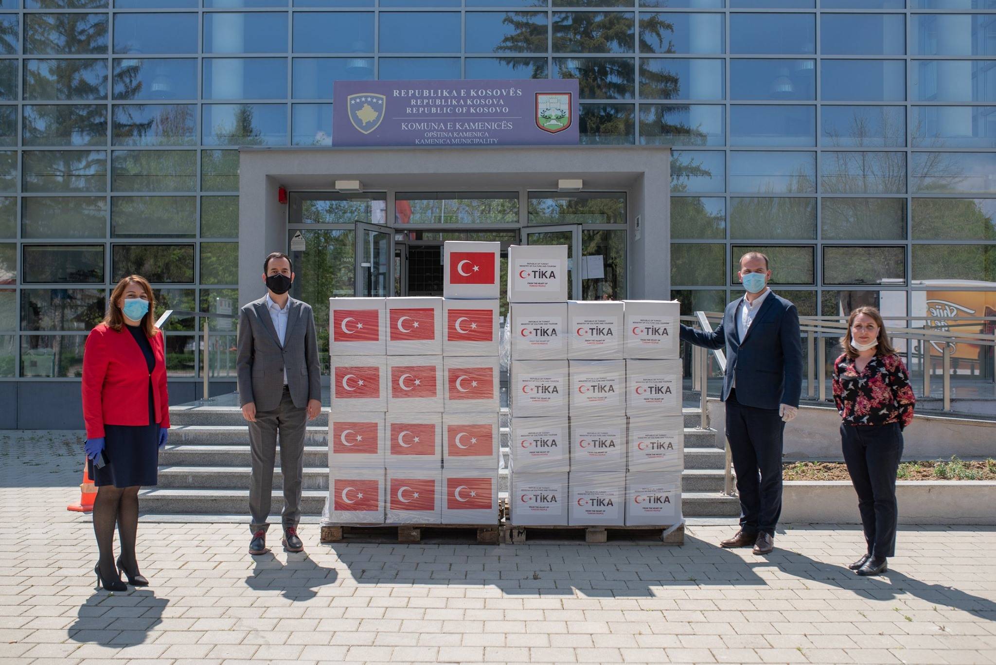TİKA’dan, Kamenica Belediyesinde Gıda Kolilleri Dağıtımı