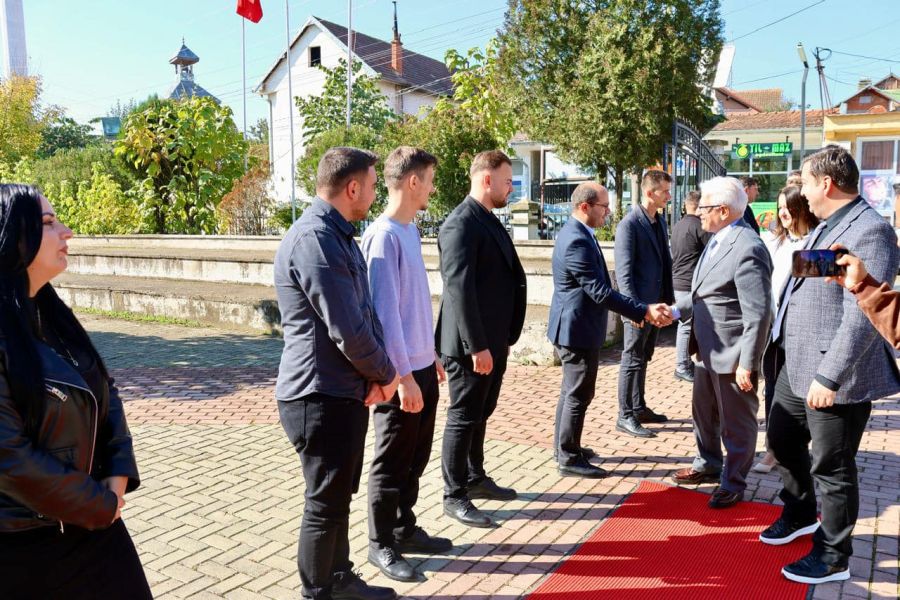 TİKABaşkan Yardımcısı Dr. Mahmut Çevik Mamuşa’yı Ziyaret Etti