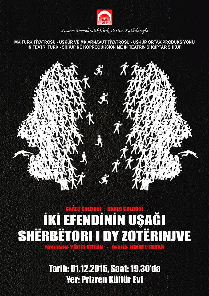 Üsküp Tiyatrocuları Salı Prizren'de