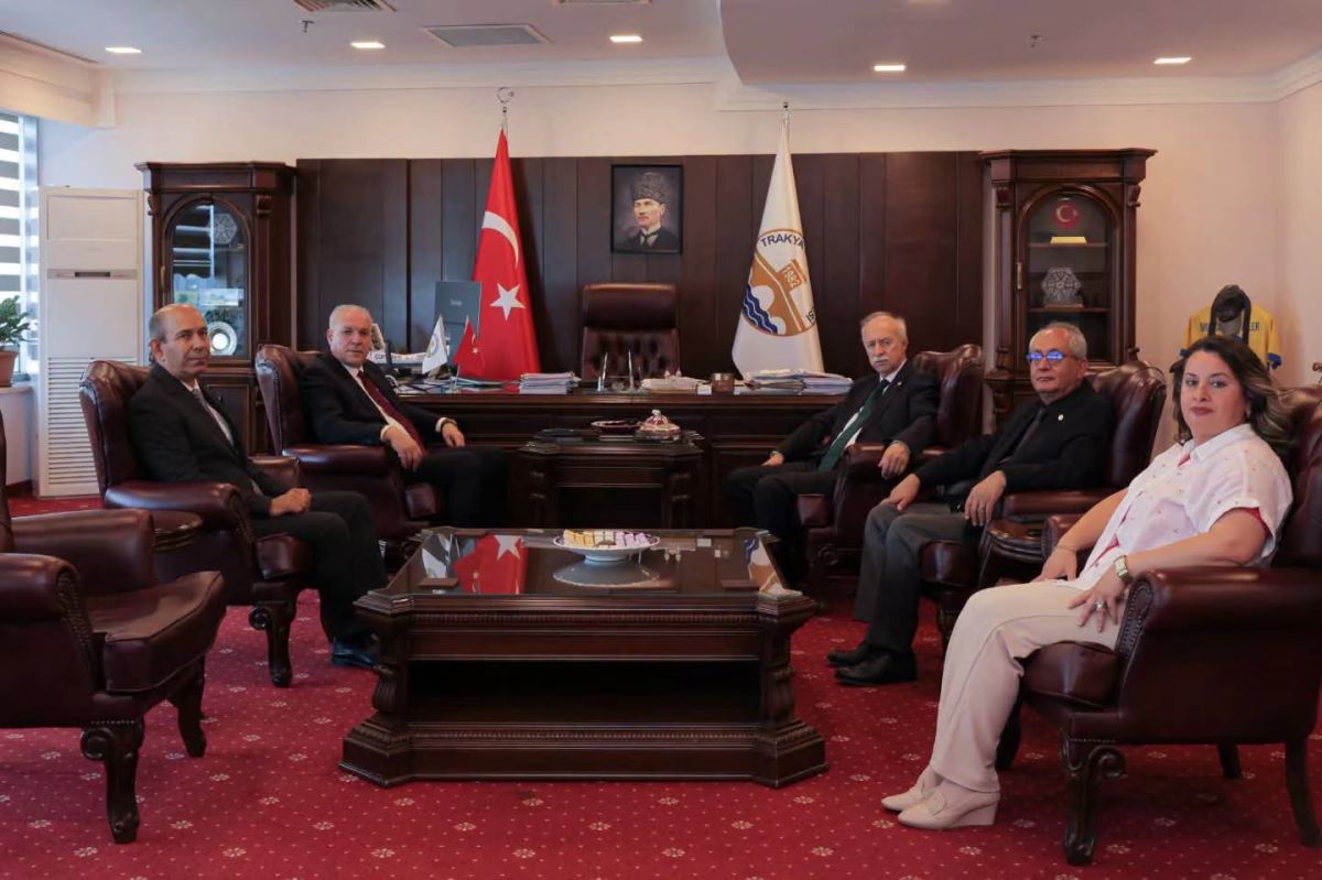 Damka, Trakya Üniversitesi Rektörü Mustafa Hatipler'i Ziyaret Etti