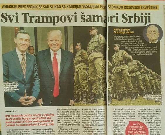 Sırp Basını, Trump-Veseli Görüşmesinden Alarmda