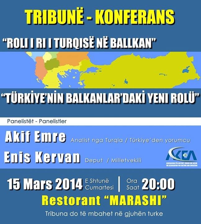 Türkiye'nin Balkanlardaki Yeni Rolü' Paneli Cumartesi