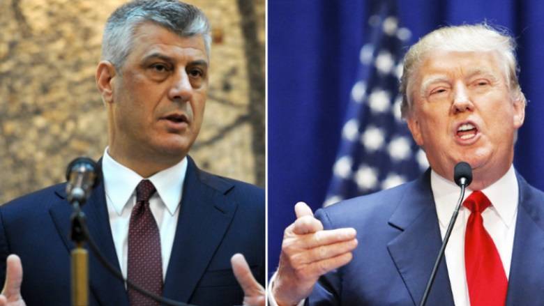 Trump'tan Thaçi'ye Bağımsızlık Kutlaması