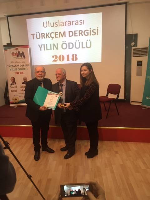 2018 Türkçem Ödülü Enver Baki ve İskender Muzbeg’e Törenle Verildi