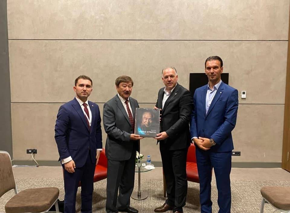 Bakan Damka, TÜRKSOY Başkanı Kaseinov ile Görüştü