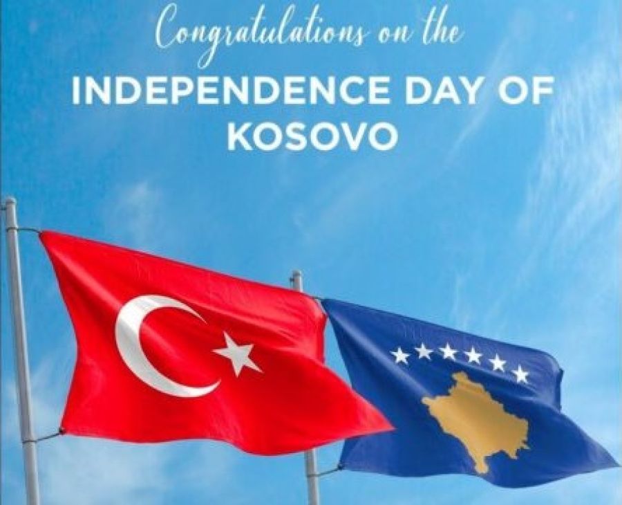Türkiye Dışişleri Bakanlığı'ndan Kosova'ya Kutlama