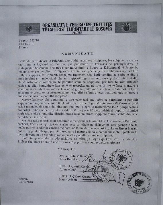 UÇK Derneklerinden Logo Kararına Tepki