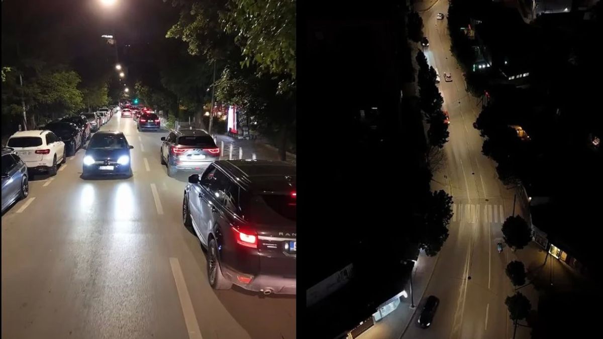 Priştine'de UÇK Caddesi, ABD Büyükelçiliği'ne Kadar Tamamen Aydınlatıldı