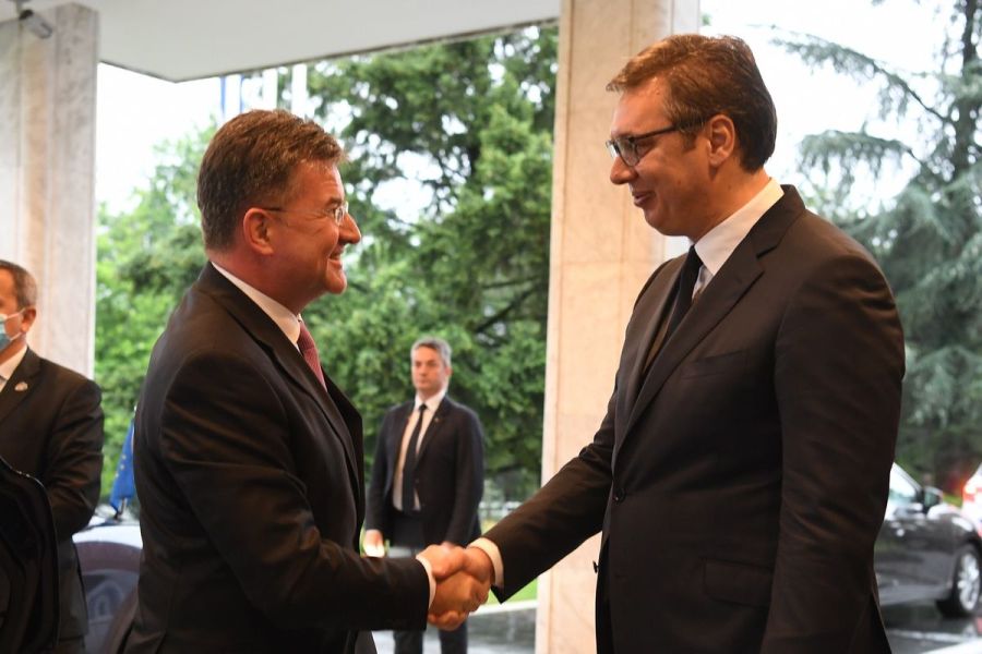Lajcak, Diyalogun Sonraki Adımlarını Vuçiç’le Görüştü
