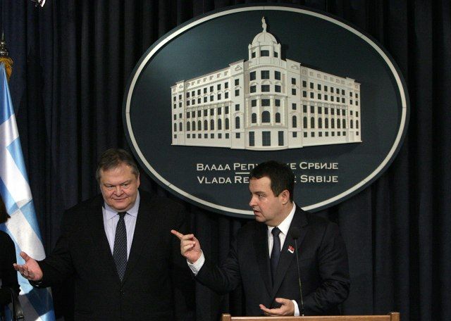 Venizelos Bugün Priştine'de