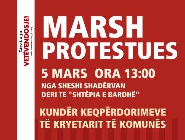 Salı Prizren Yetkilileri Protesto Edilecek