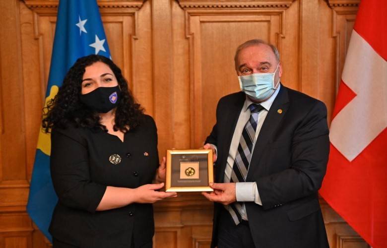 Osmani, İsviçre Senatosu Başkanıyla Görüştü