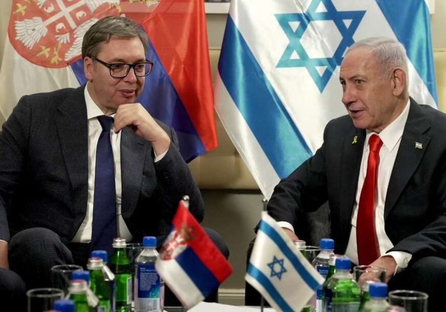 Gazze kasabı Netenyahu Vuçiç’le görüştü