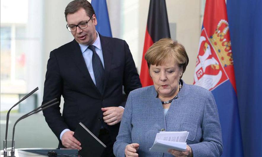 Merkel’in Sırp Başkanına “Kosova Planını” Sunması Bekleniyor
