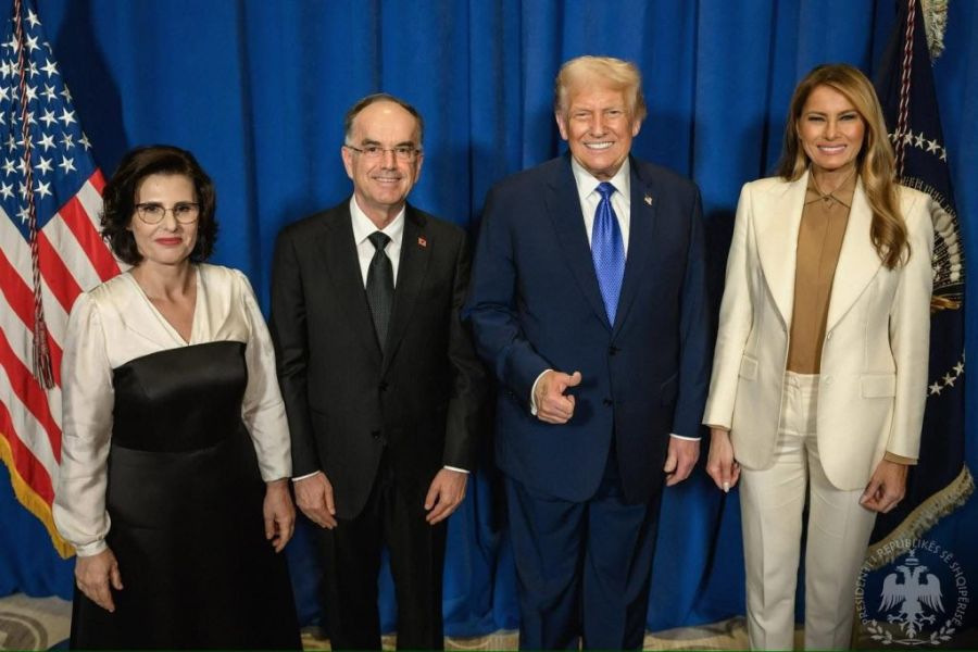 Arnavutluk Cumhurbaşkanı Begaj, ABD ziyareti sırasında Başkan Trump ile görüştü