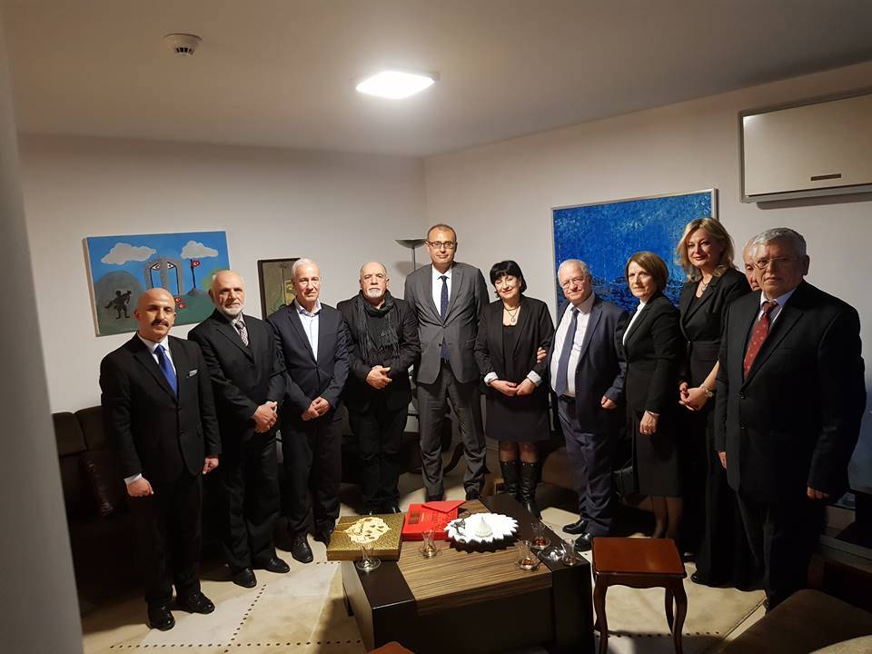 KOSOVA TÜRK YAZARLAR DERNEĞİ BÜYÜKELÇİ ÇAĞRI SAKAR’I ZİYARET ETTİ