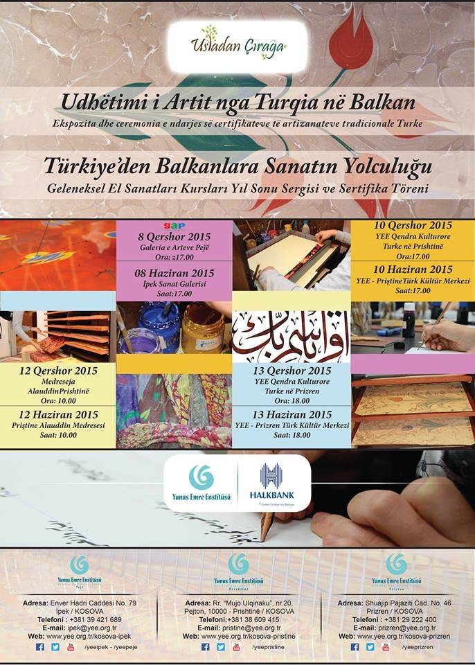 Ebru Kursunu Tamamlayanlar Öğrendiklerini Sergileyecek
