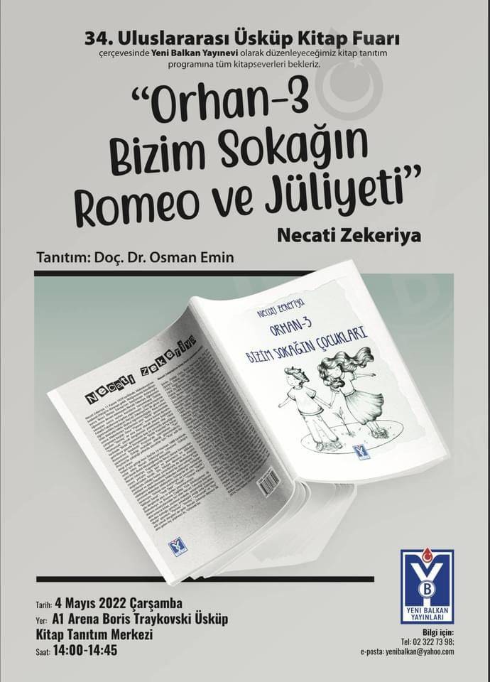 Üsküp Kitap Fuarında Yeni Balkan Kitapları Tanıtılacak