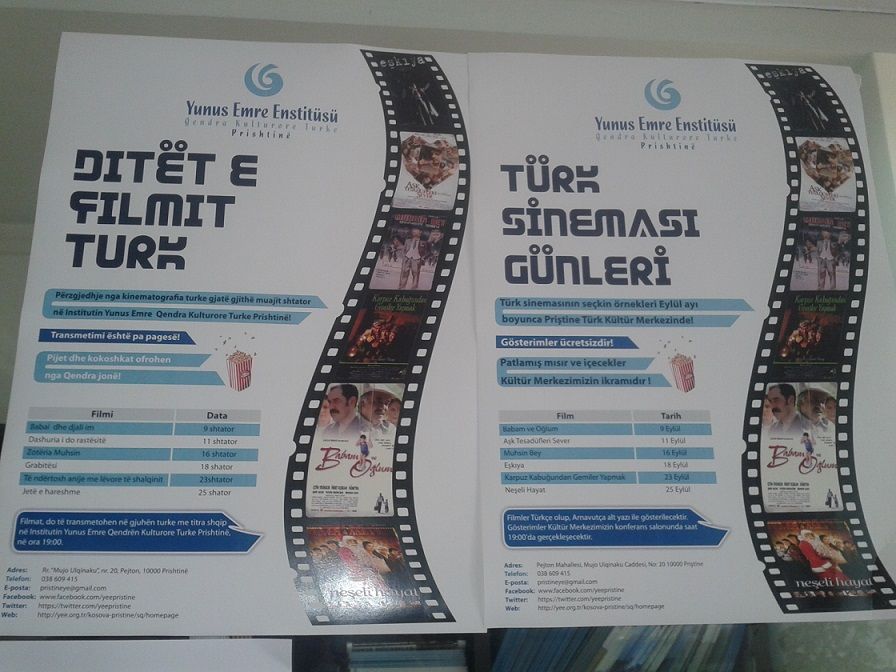 Yunus Emre Kültür Merkezinde Sinema Günleri Başladı