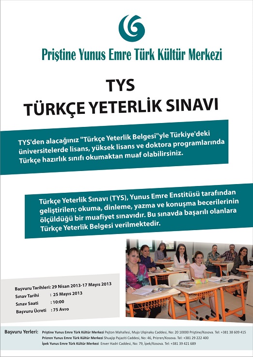 Türkçe Yeterlik Sınavı Başvuruları Başladı