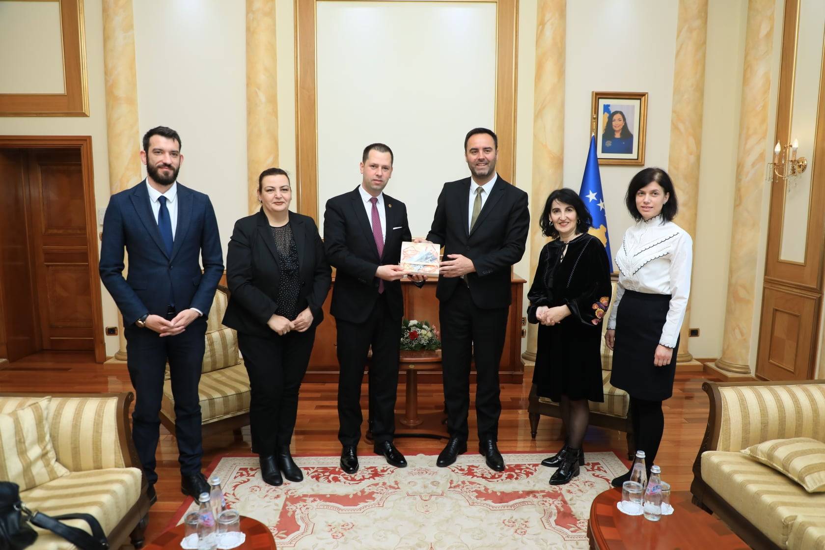 Meclis Başkanı Konjufca YTHP Heyetini Kabul Etti