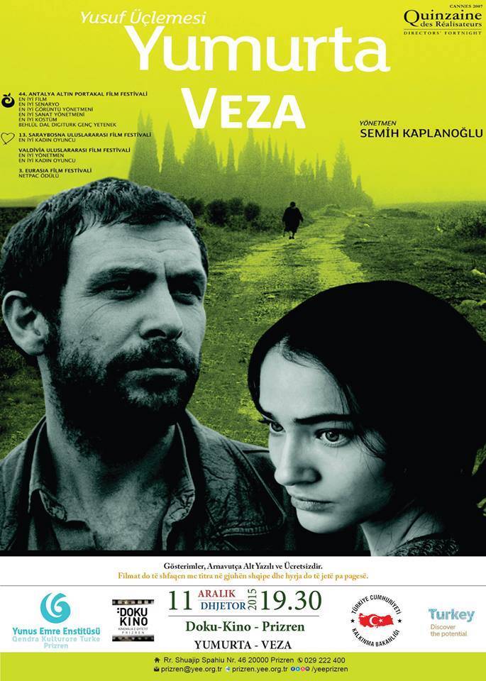 Prizren'de Bu Akşam "Yumurta" Filmi Gösterimde Olacak