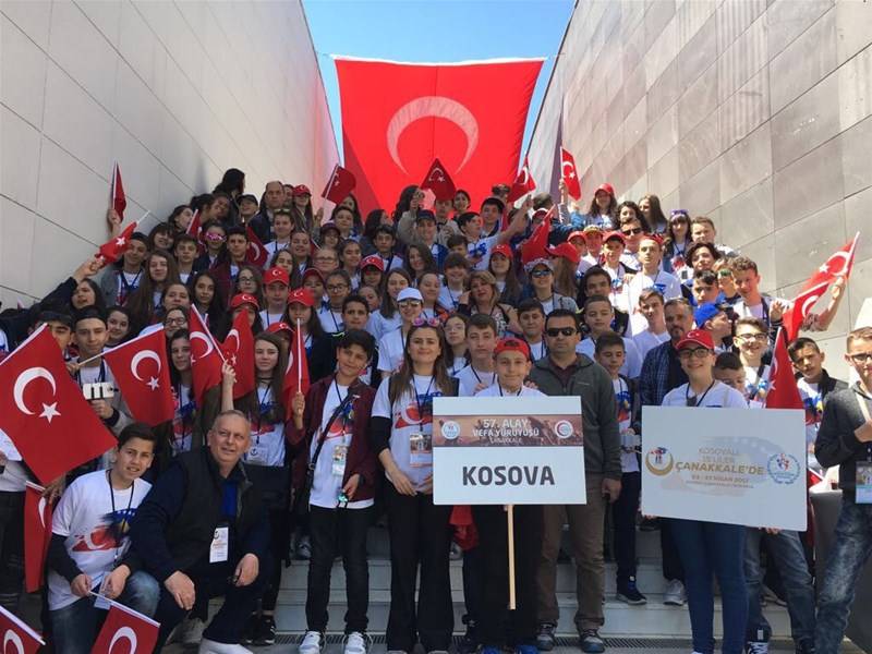 Kosovalı 15'liler Çanakkale'de