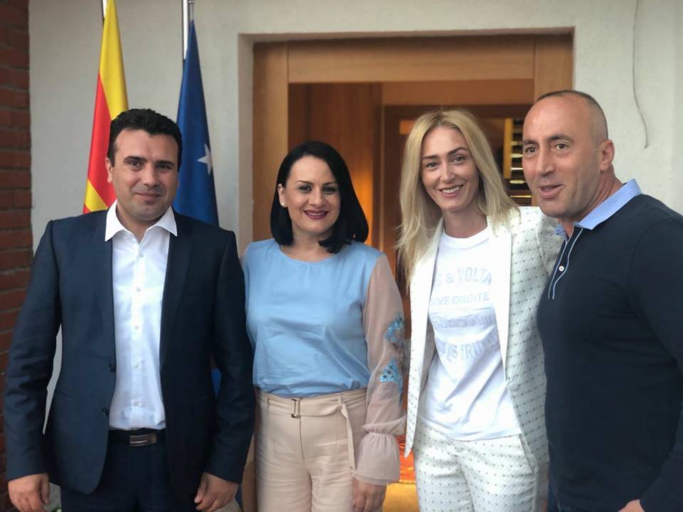 Zaev, Haradinaj’ı Evinde Ziyaret Etti