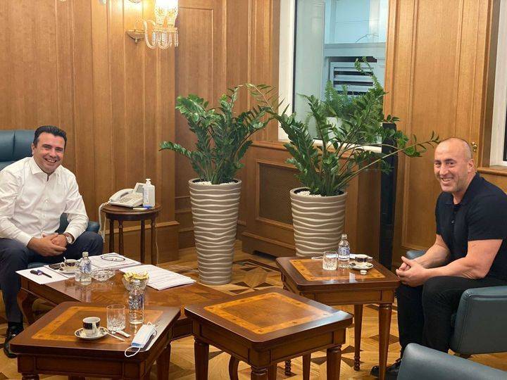 Haradinaj ve Zaev İki Ülke Güncel Konularını Görüştü