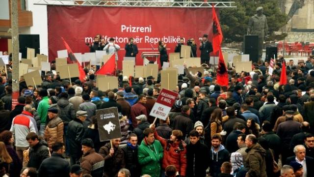 Prizren'de Protestoda İktidar Kınandı