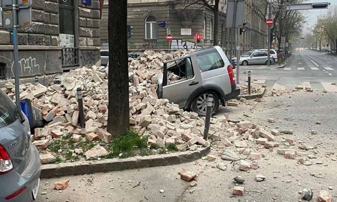 Zagreb şiddetli depremle sarsıldı