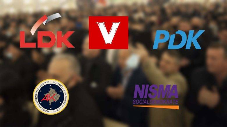 Onanan Nihai Sonuçlar Esasınca LDK 1. LVV 2. PDK 3. ve AAK 4.