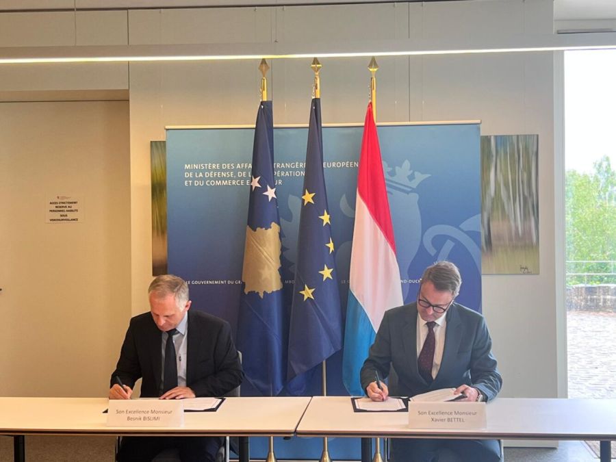 Kosova ile Lüksemburg Arasında 50 Milyon Euroluk Anlaşma İmzalandı